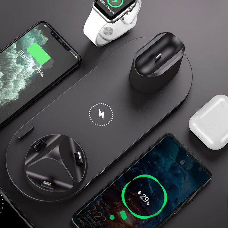 6-in-1 Wireless Charging Dock Station for Multiple Devices