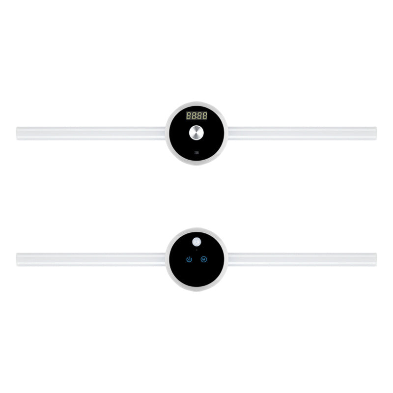 Smart Sensor Cabinet Light with Clock & Timer | Rechargeable LED Lamp