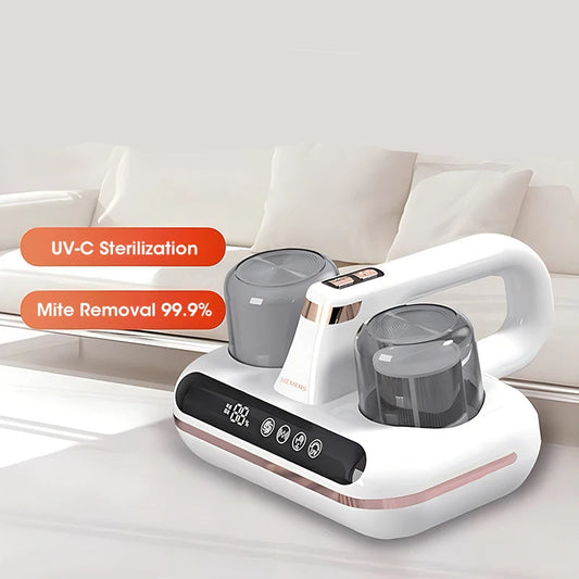 Cordless Handheld Mattress Mite Remover | UV Light & HEPA Filtration