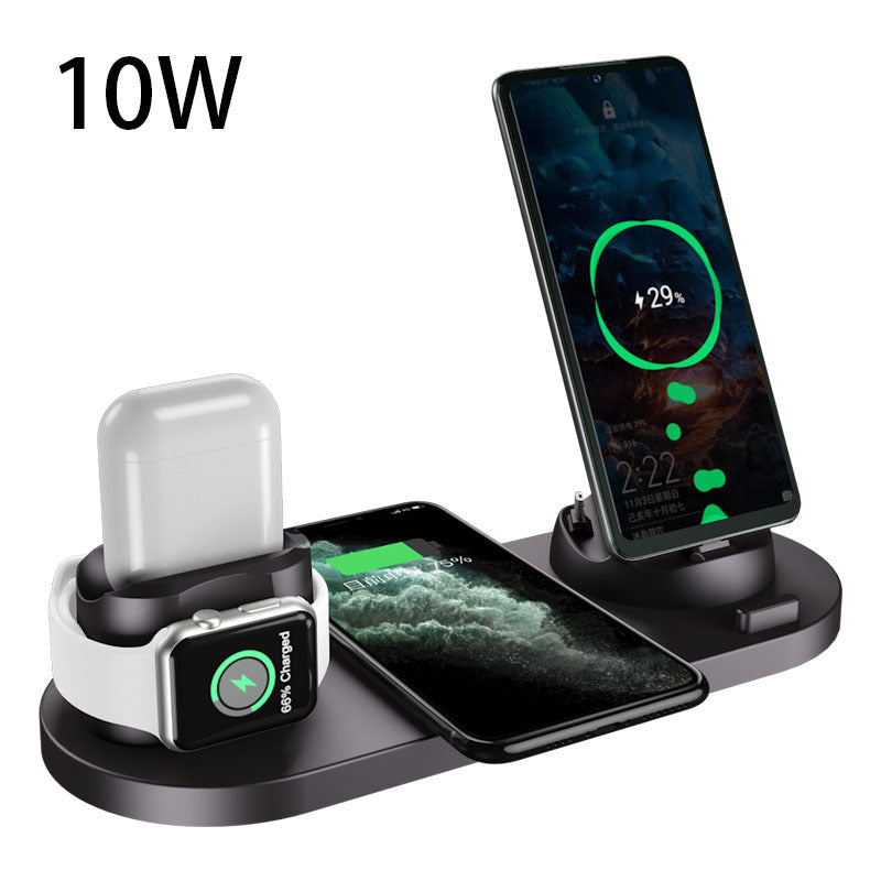 6-in-1 Wireless Charging Dock Station for Multiple Devices