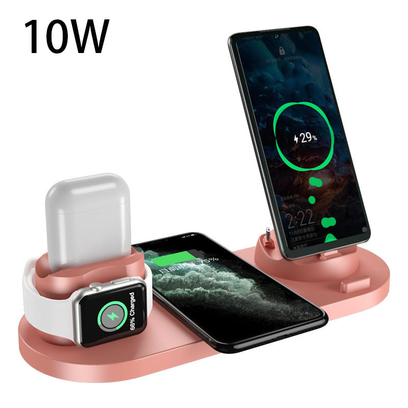 6-in-1 Wireless Charging Dock Station for Multiple Devices