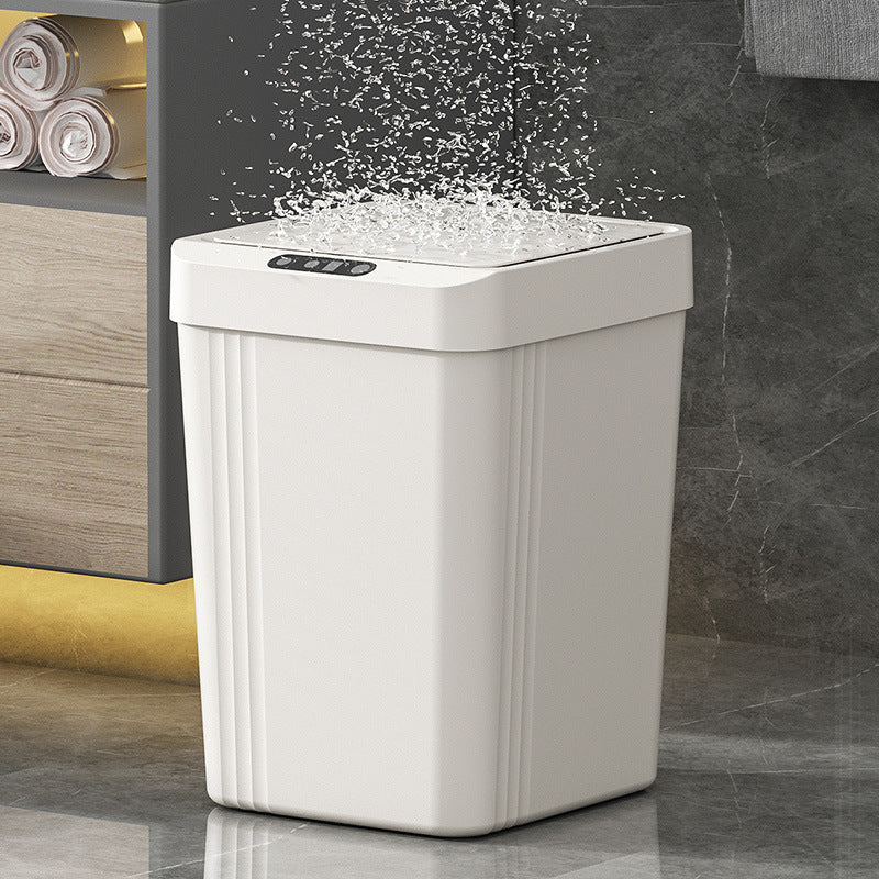 Automatic Smart Induction Trash Can | Touchless Sensor Bin with Lid