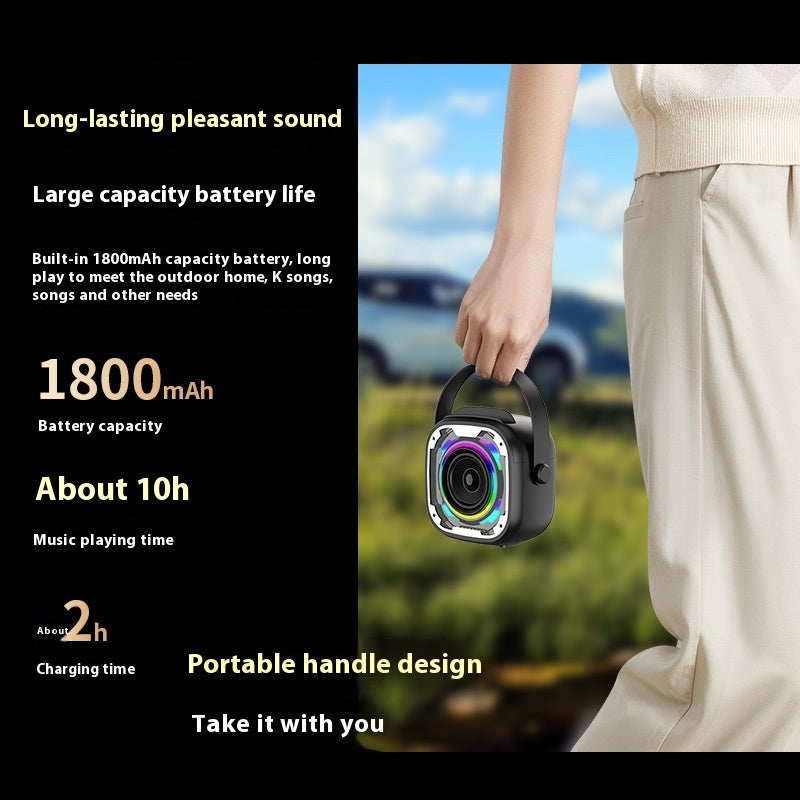 Wireless Bluetooth Speaker with Built-in Microphone