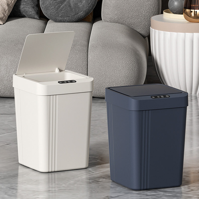 Automatic Smart Induction Trash Can | Touchless Sensor Bin with Lid