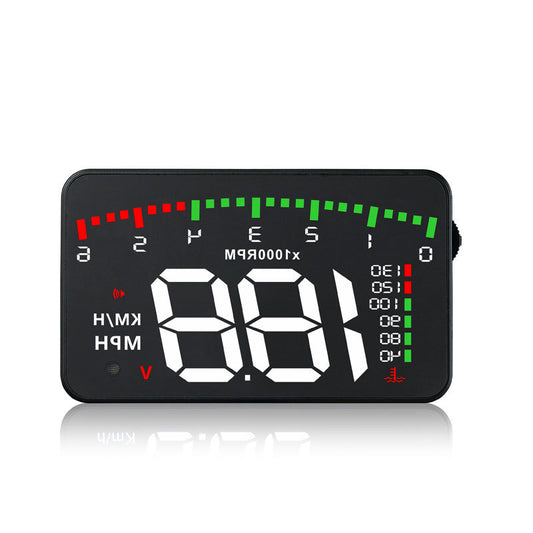 HD Car Head-Up Display | 3.5" LED Speed Projector with OBD Connection