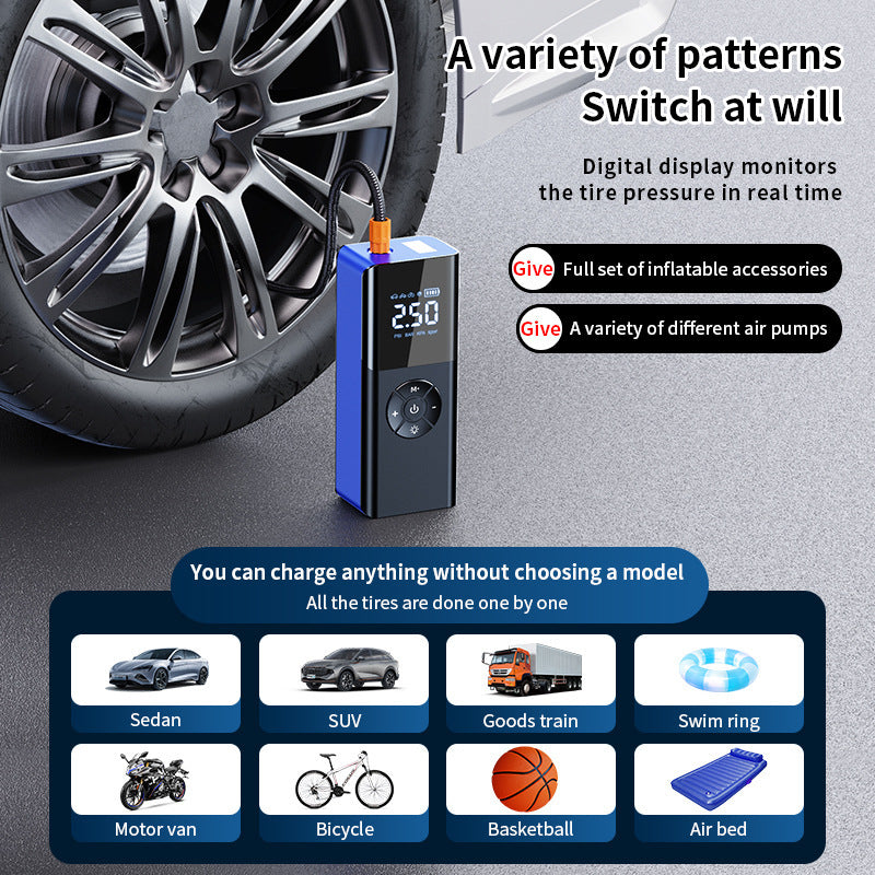 Portable Digital Display Car Tire Air Pump