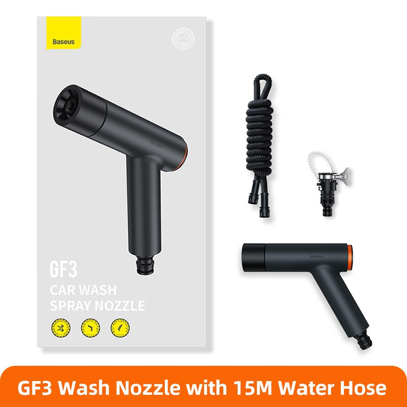 Universal Car Washing Gun with Telescopic Water Pipe | High-Pressure Cleaning Tool
