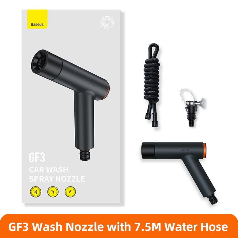 Universal Car Washing Gun with Telescopic Water Pipe | High-Pressure Cleaning Tool