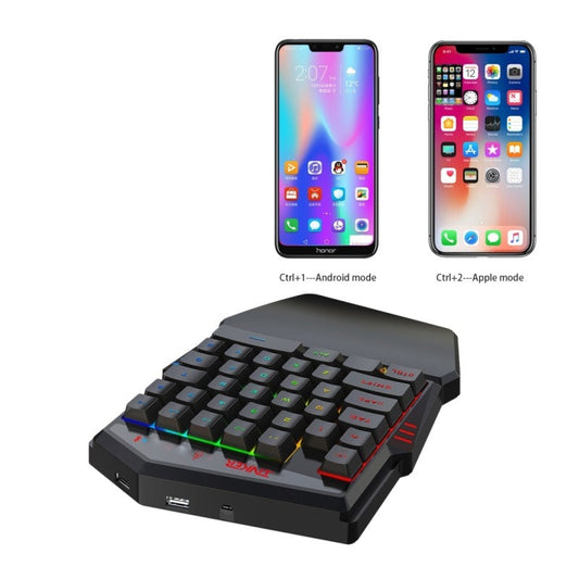 Bluetooth Gaming Keyboard & Mouse Set | Phone Holder