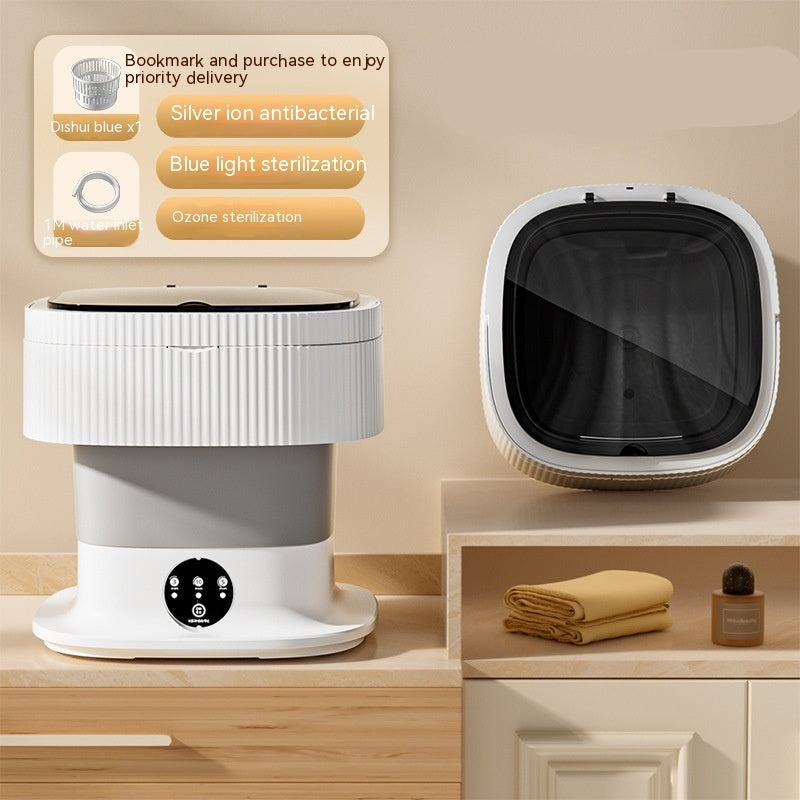 Portable Folding Washing Machine | Compact Mini Laundry Washer