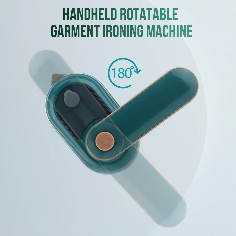 Handheld Mini Rotating Steam Iron | Portable Garment Steamer for Travel & Home