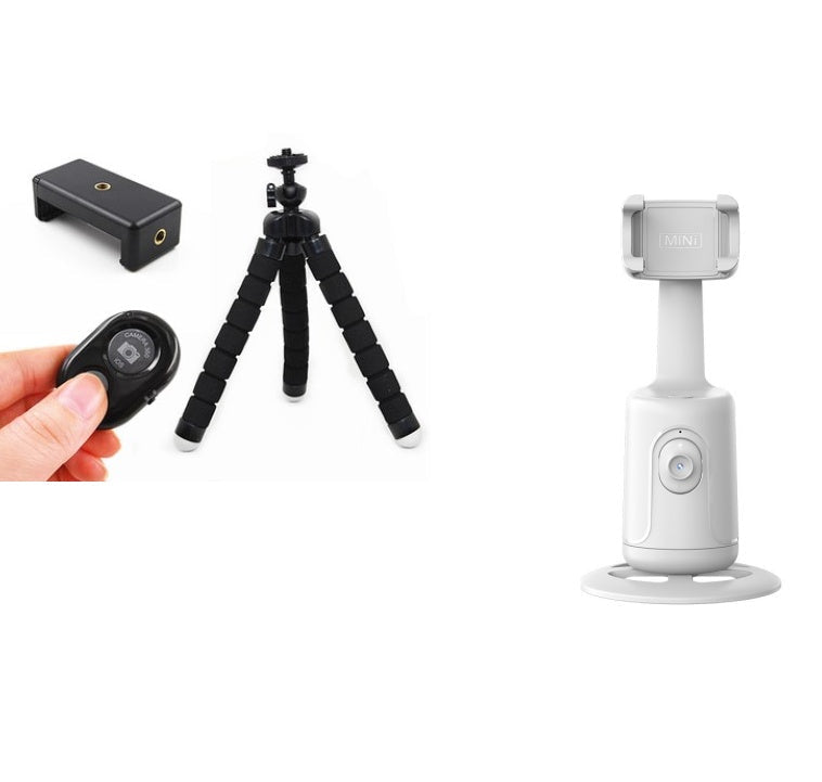360° Face Tracking Phone Stabilizer with Smart Video Capture