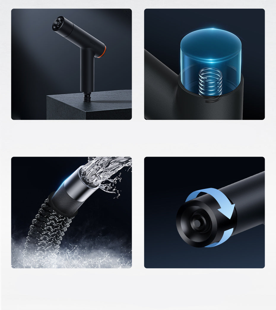 Universal Car Washing Gun with Telescopic Water Pipe | High-Pressure Cleaning Tool